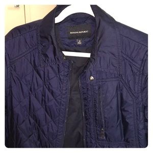 Banana Republic light quilted spring jacket